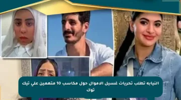 النيابة تطلب تحريات غسيل الأموال حول مكاسب 10 متهمين على تيك توك
